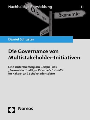 cover image of Die Governance von Multistakeholder-Initiativen